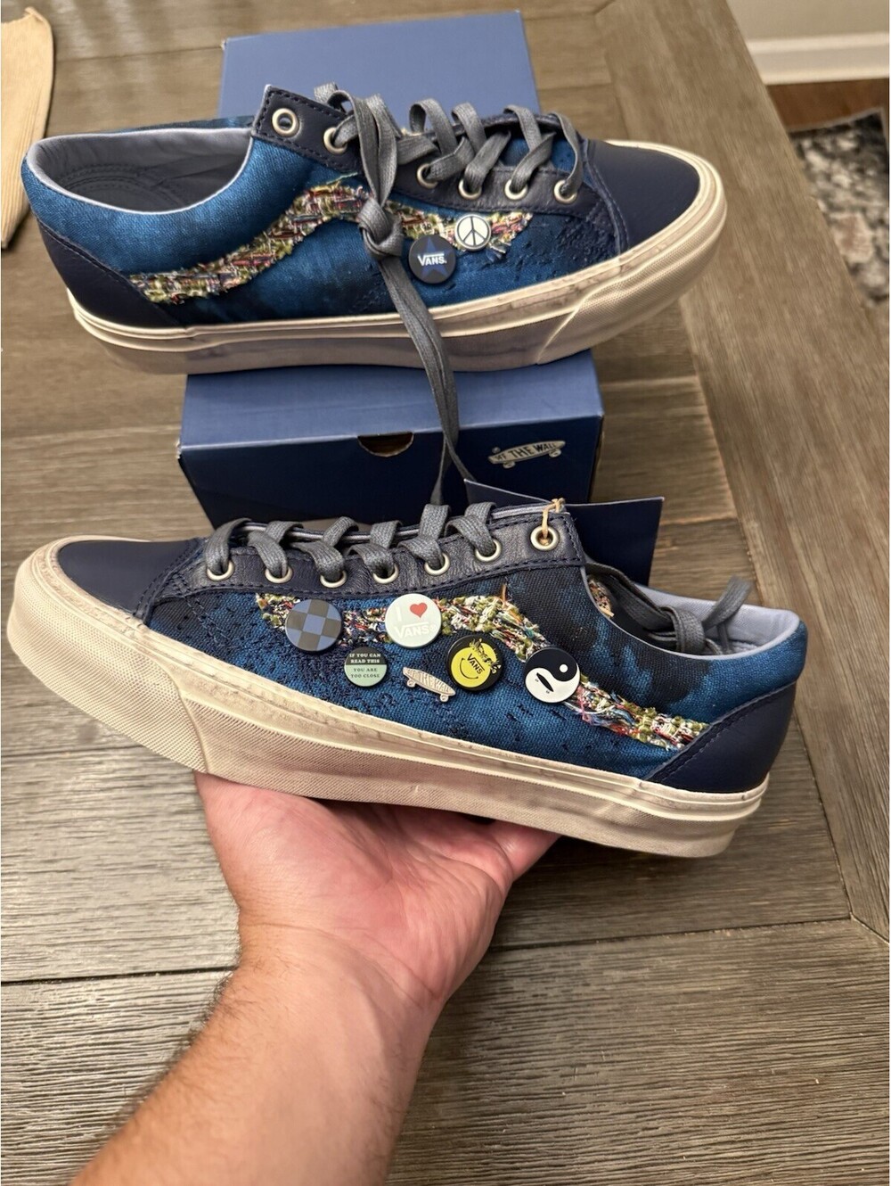 Size 11 - Vans Old Skool 36 LX 'Souvenir Navy' (VN000E8VNVY) - IN-HAND